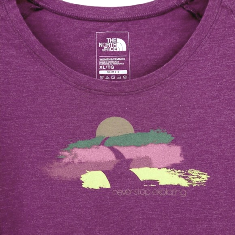 The North Face Women's Purple Short Sleeve Graphic Tee - Picture 4 of 8